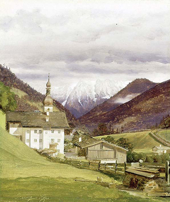 The Church of Ramsau-Austria